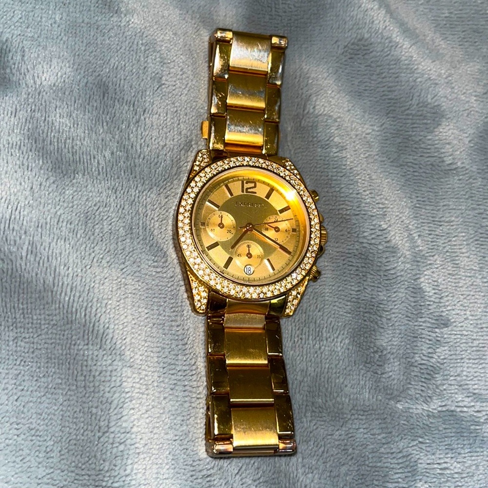 Express Rose Gold Watch (Stainless Steel) - OS